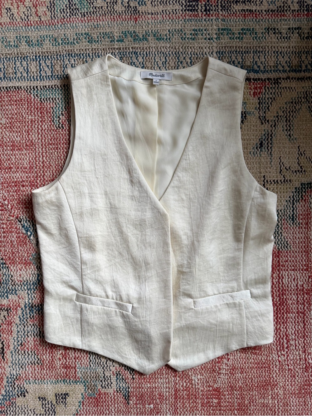 MADEWELL BUTTER YELLOW VEST